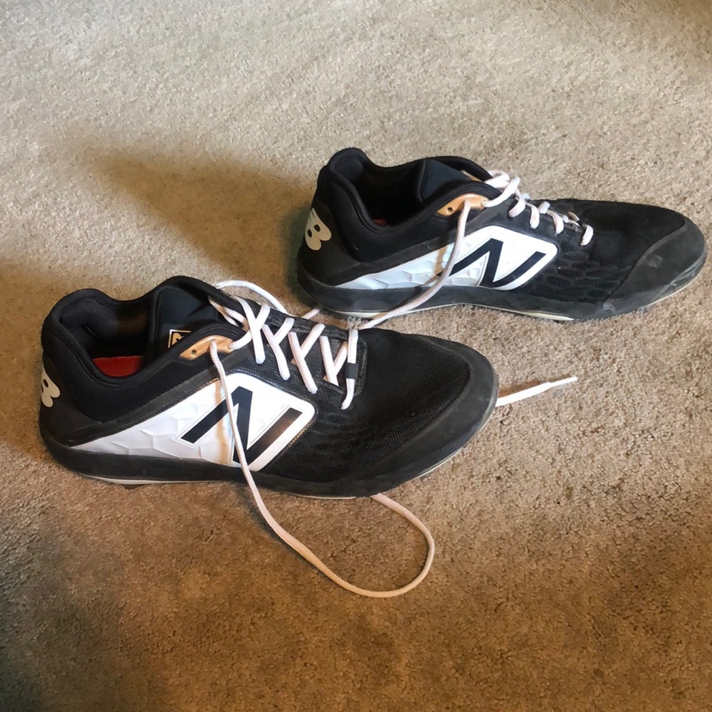 New balance metal cleats